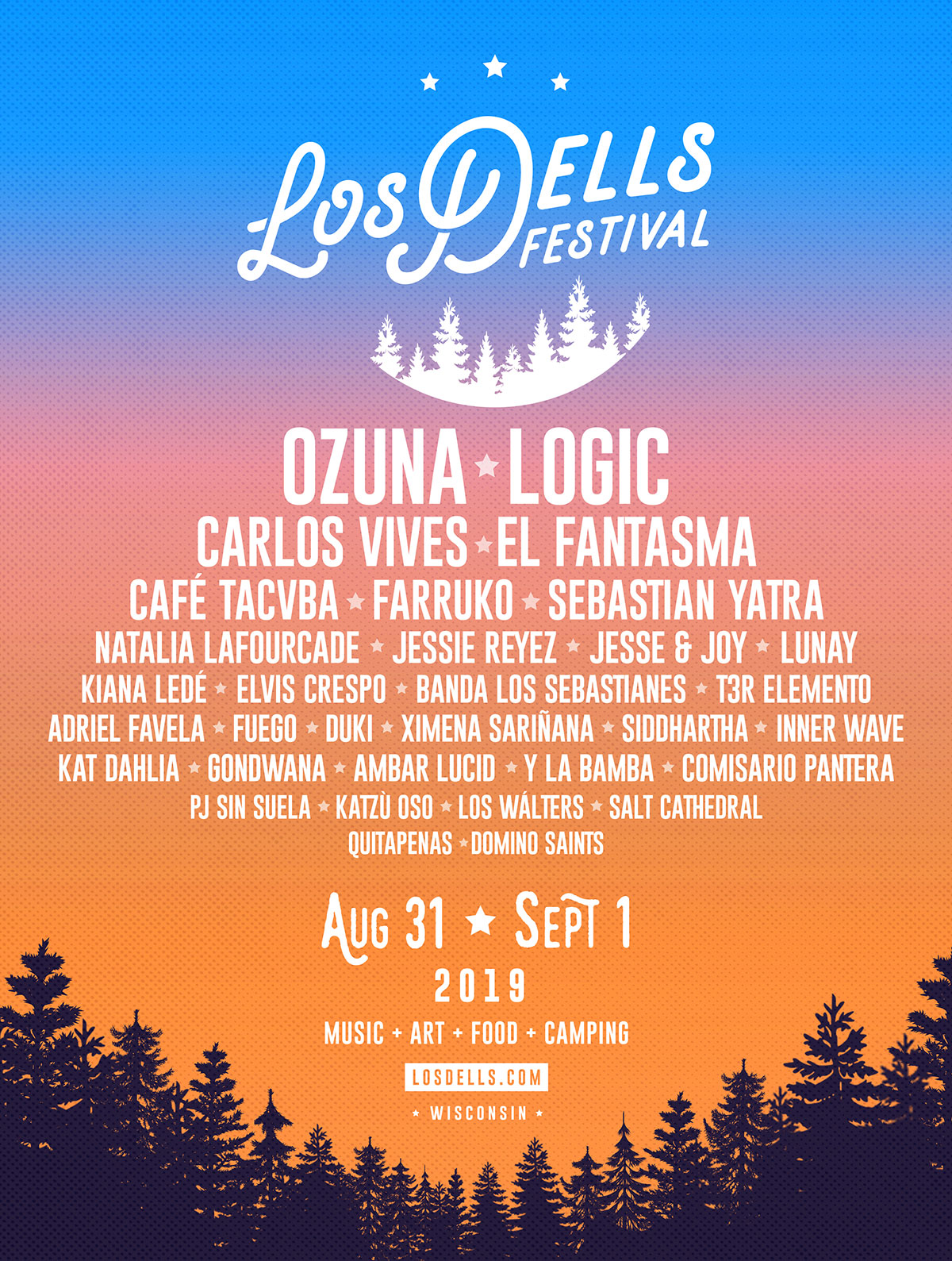 Logic And Ozuna To Headline Los Dells Fest 2019 — Also On The Lineup El Fantasma, Farruko, Banda Los Sebastianes and More